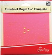 Pinwheel Magic 6 ½" Template, Pink